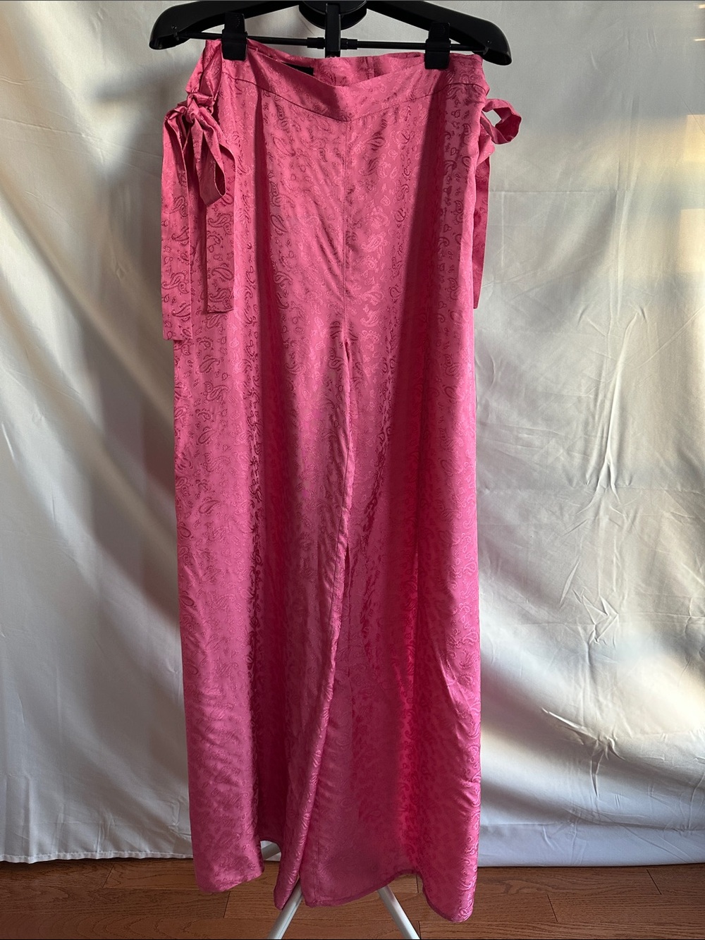 MaxMara Weekend Nerina Pink Jacquard Trousers